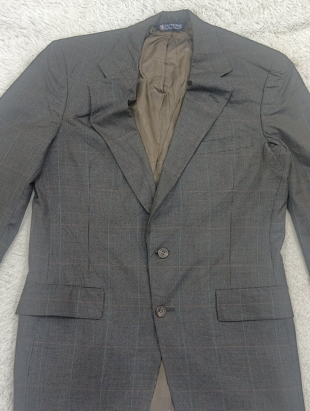 Men's Suit Jacket -Checkered Pattern-Thrift