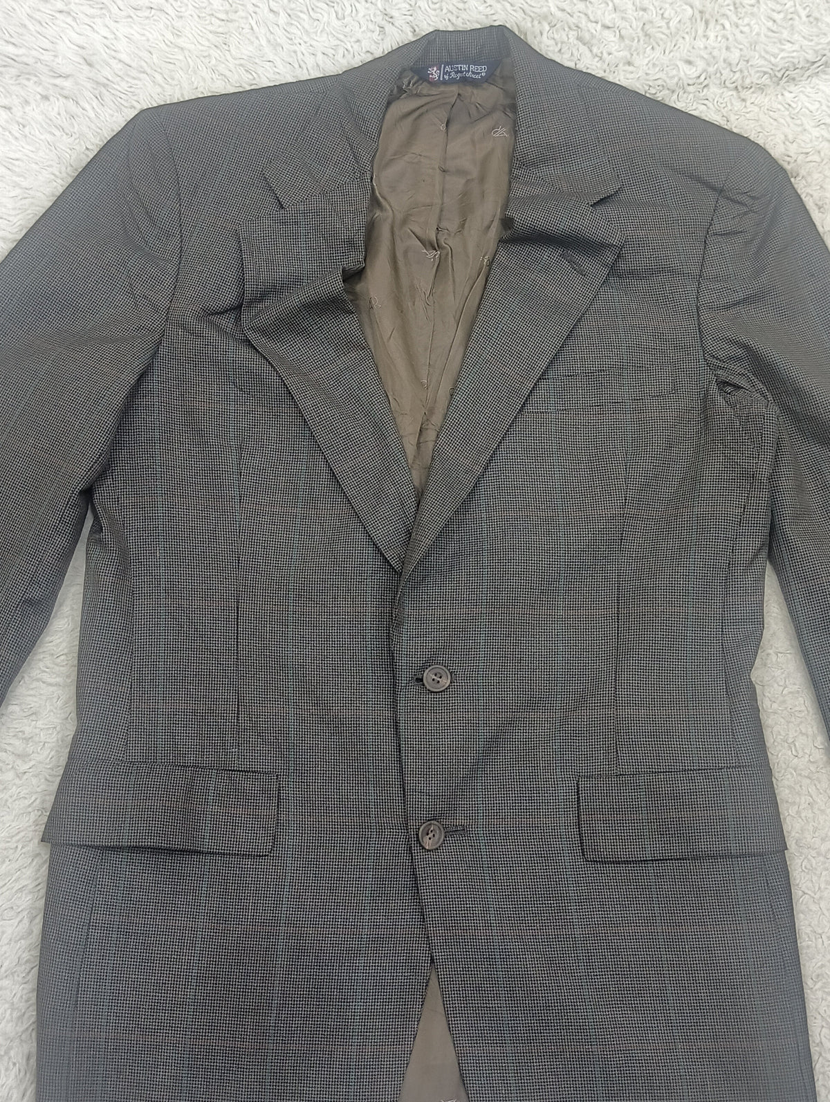 Men's Suit Jacket -Checkered Pattern-Thrift