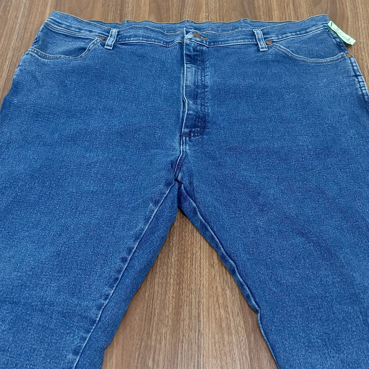 Men's Wrangler Thrift Straight-Leg Jeans-Blue