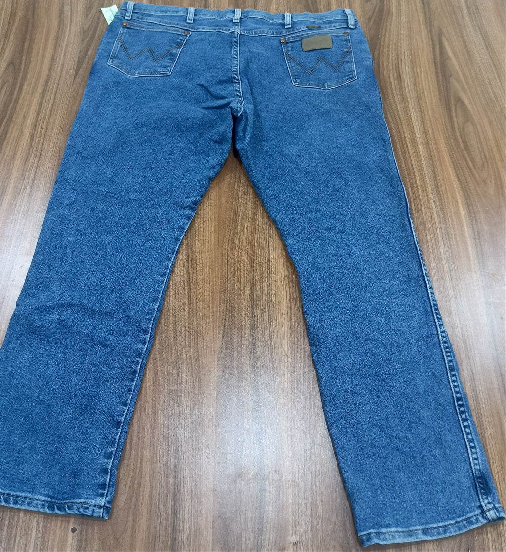 Men's Wrangler Thrift Straight-Leg Jeans-Blue