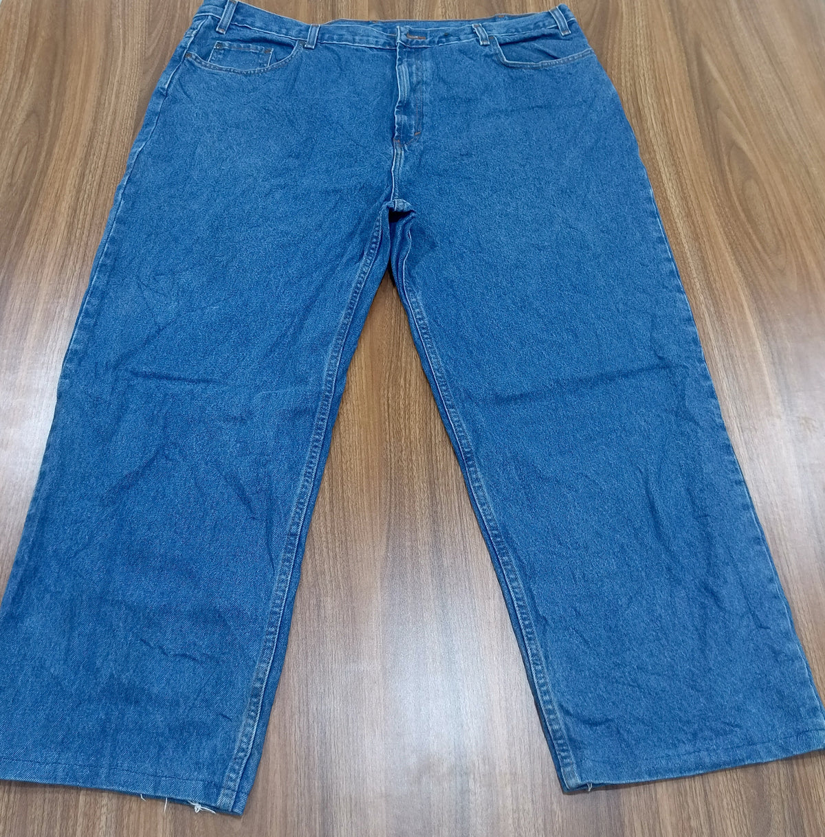 Men's  Kirkland Thrift Straight-Leg Jeans-wash blue denim