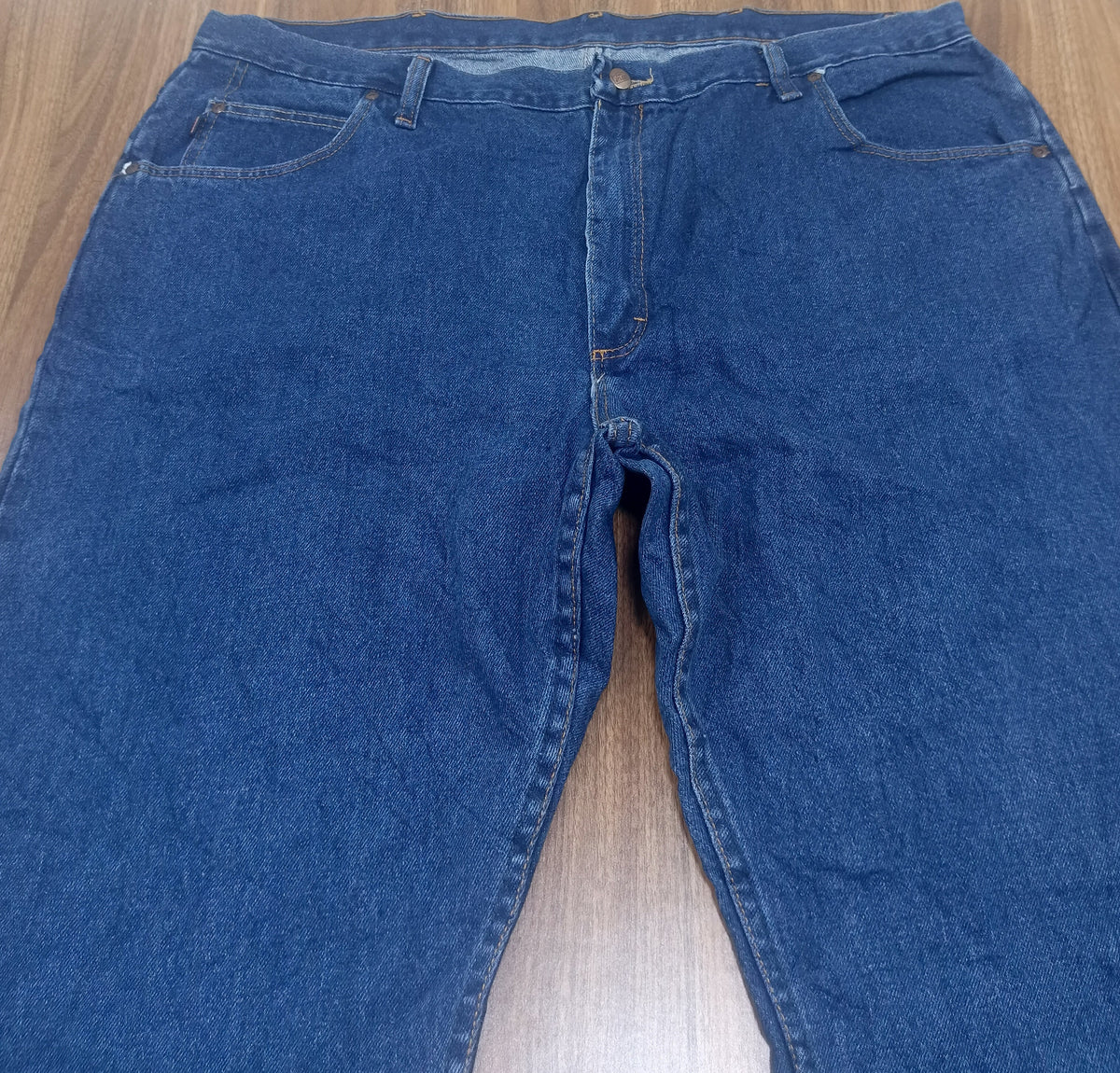 Men's  Redkap Thrift Straight-Leg Jeans- Deep blue