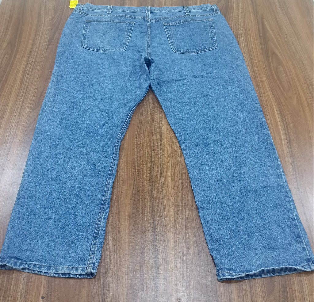 Men's Thrift Straight-Leg Jeans- light blue denim jeans