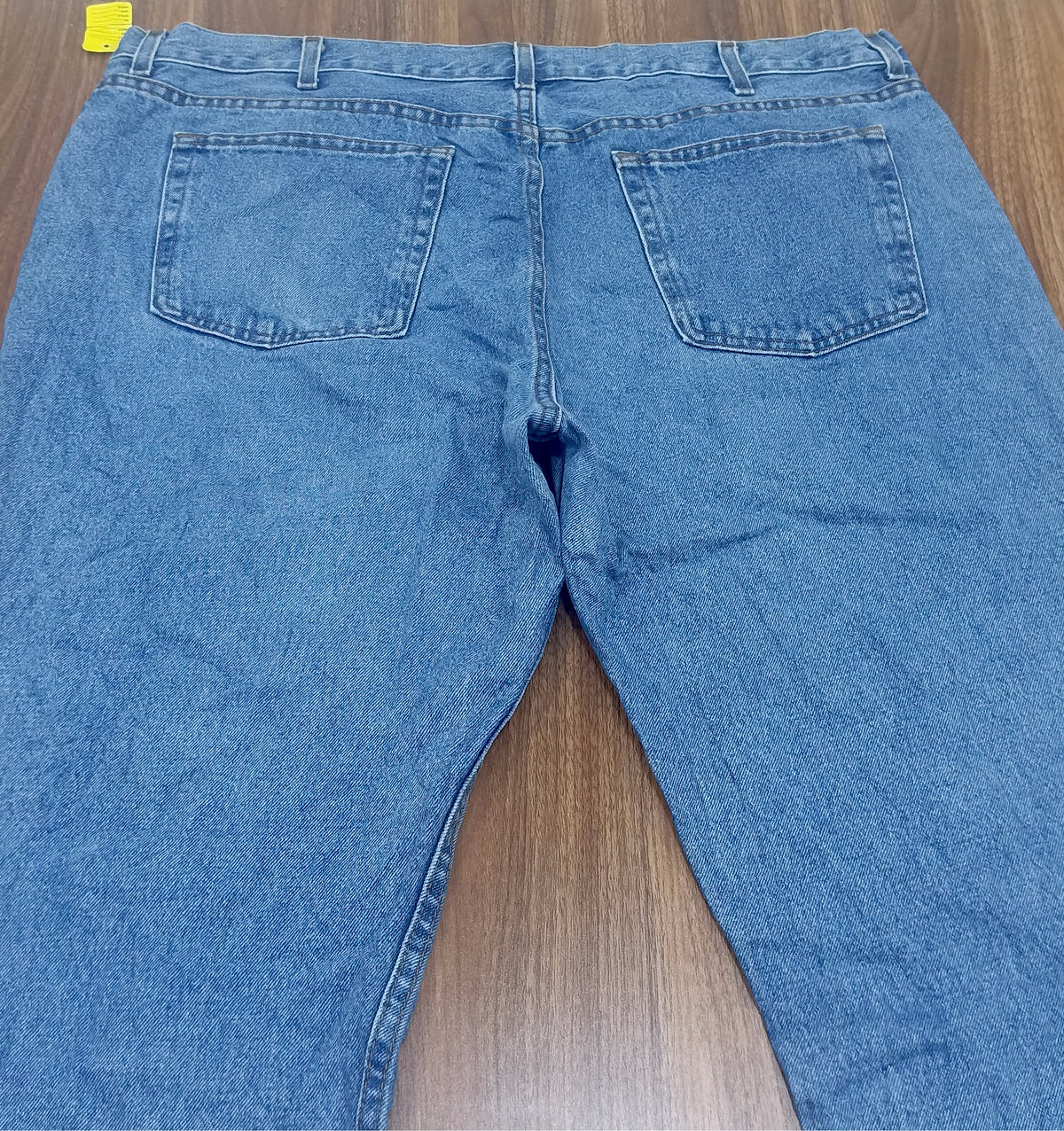 Men's Thrift Straight-Leg Jeans- light blue denim jeans