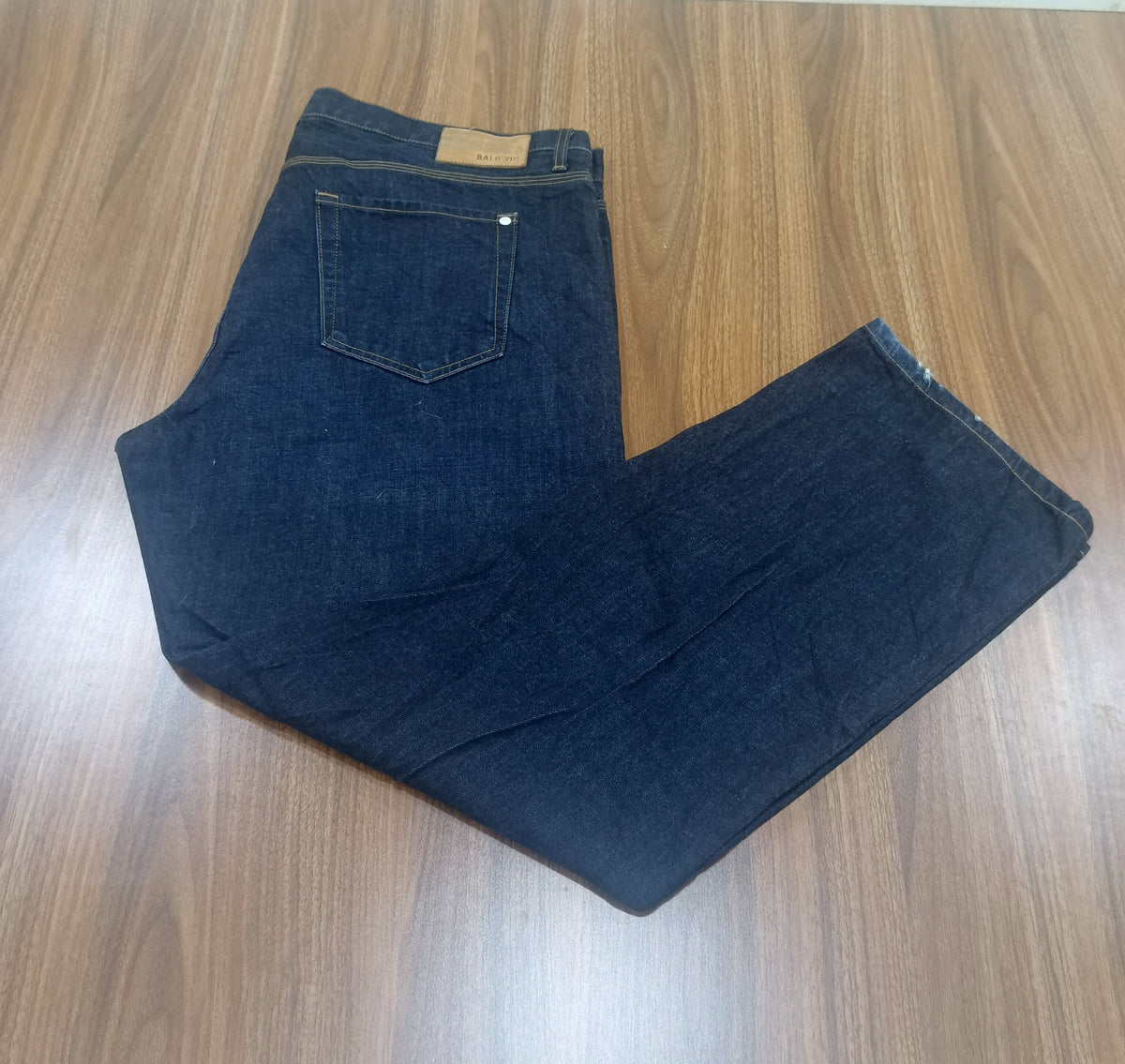 Men's Baldwin Thrift Straight-Leg Jeans- Deep Blue