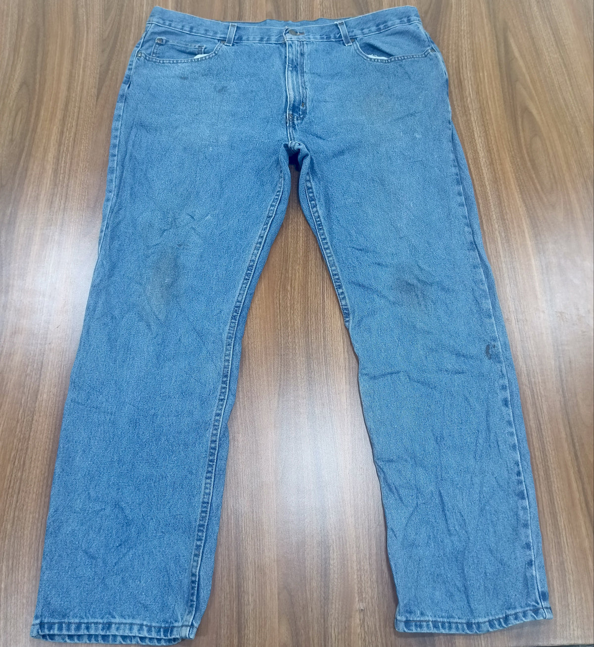 Men's Thrift Straight-Leg Jeans- Light blue denim