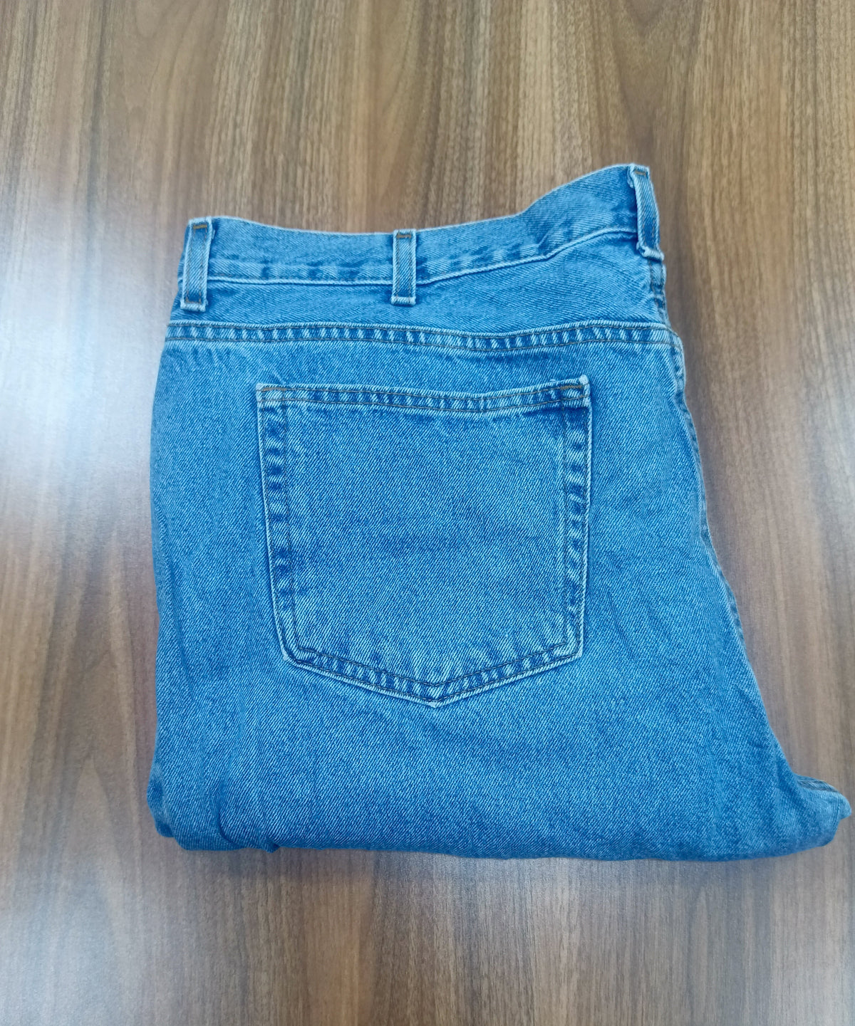 Men's Thrift Straight-Leg Jeans- Light blue denim