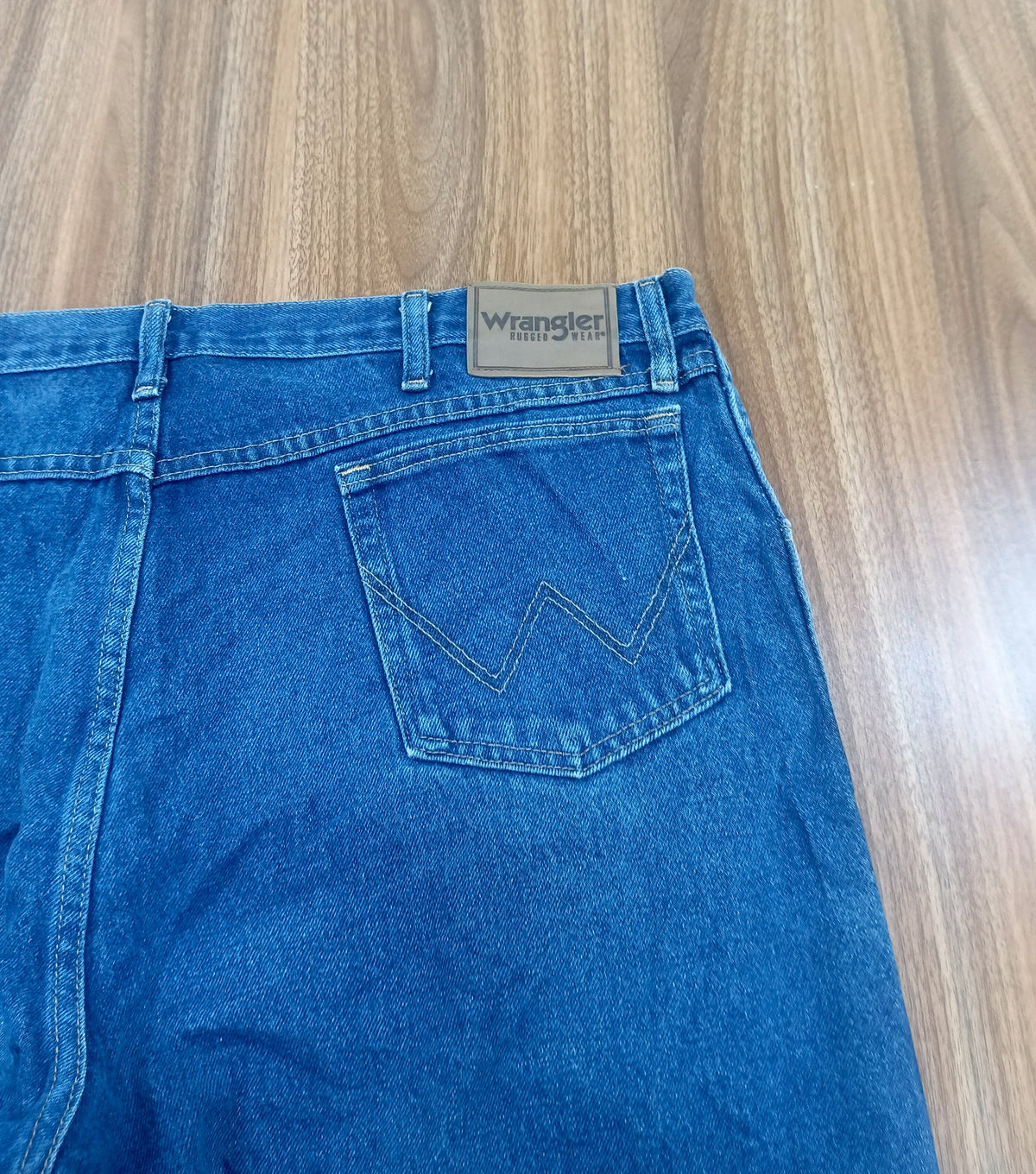 Men's Wrangler Thrift Straight-Leg Jeans-  blue denim