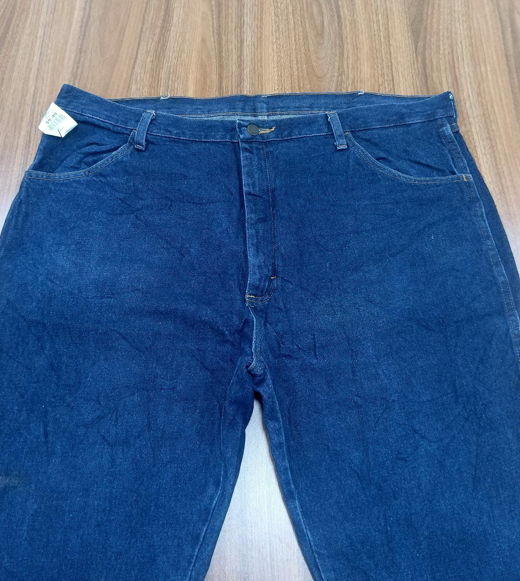 Men's Rustler Thrift Straight-Leg Jeans-  dark blue denim