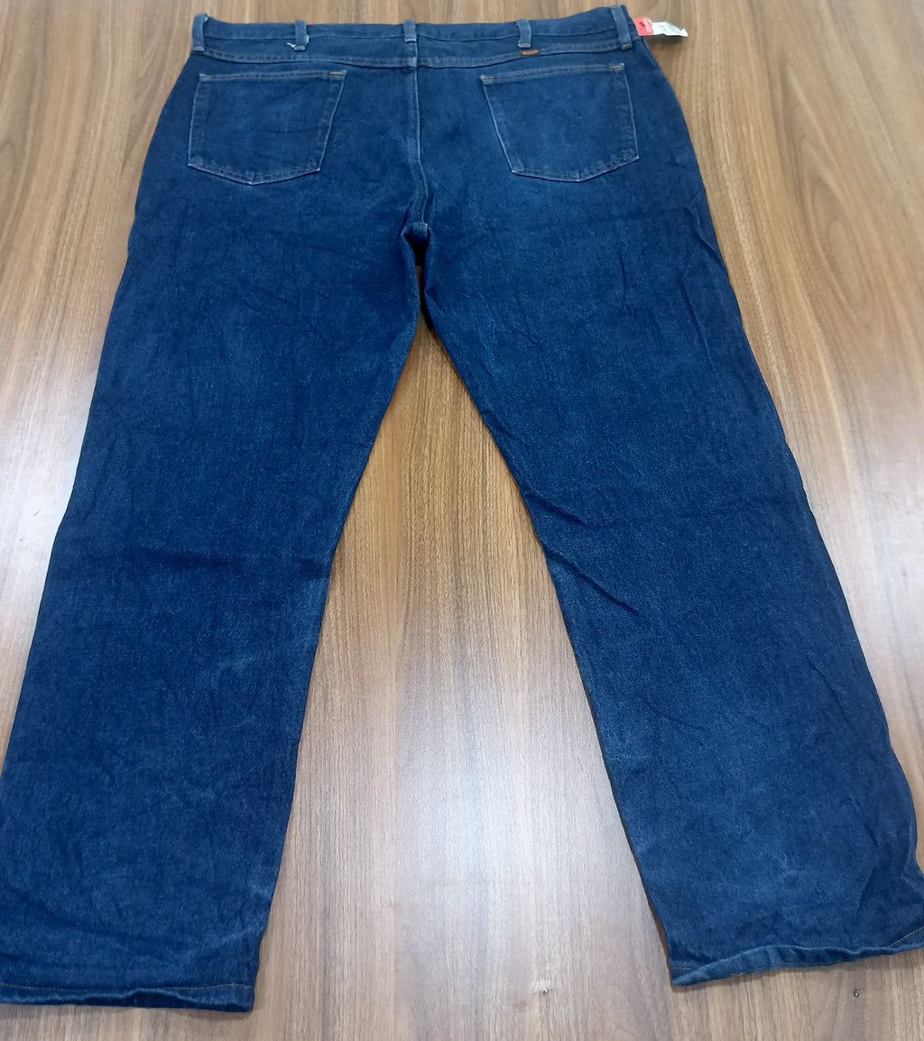 Men's Rustler Thrift Straight-Leg Jeans-  dark blue denim