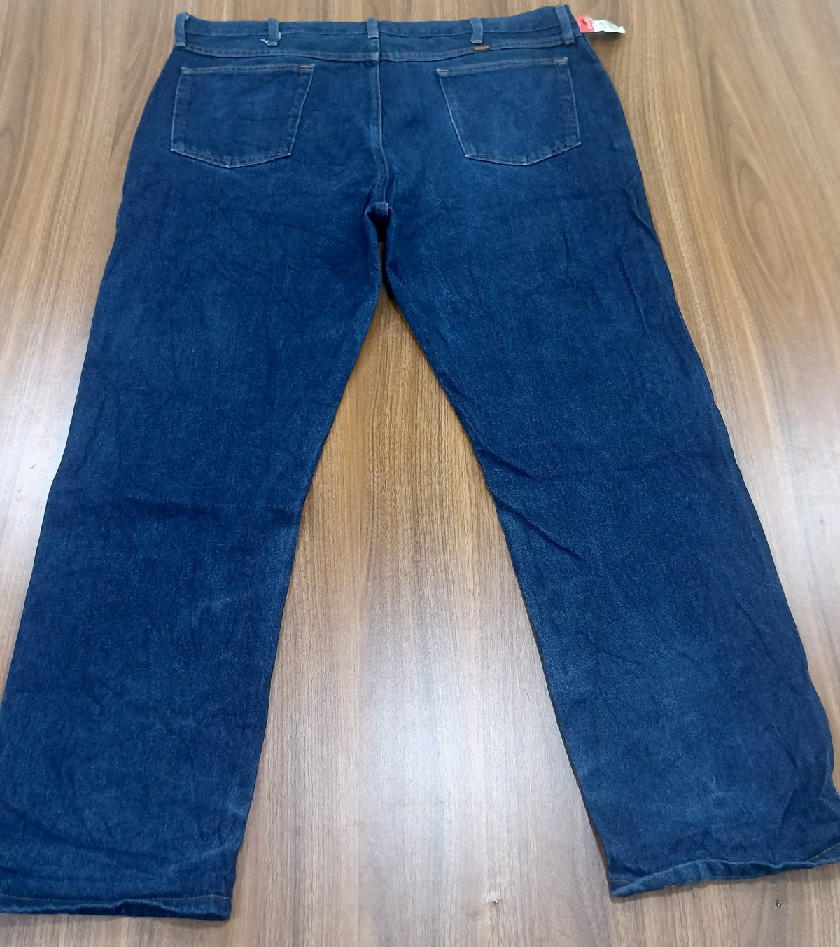 Men's Rustler Thrift Straight-Leg Jeans-  dark blue denim