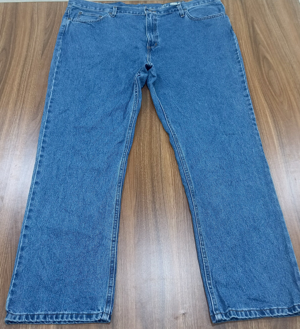 Men's Thrift Straight-Leg Jeans- blue denim