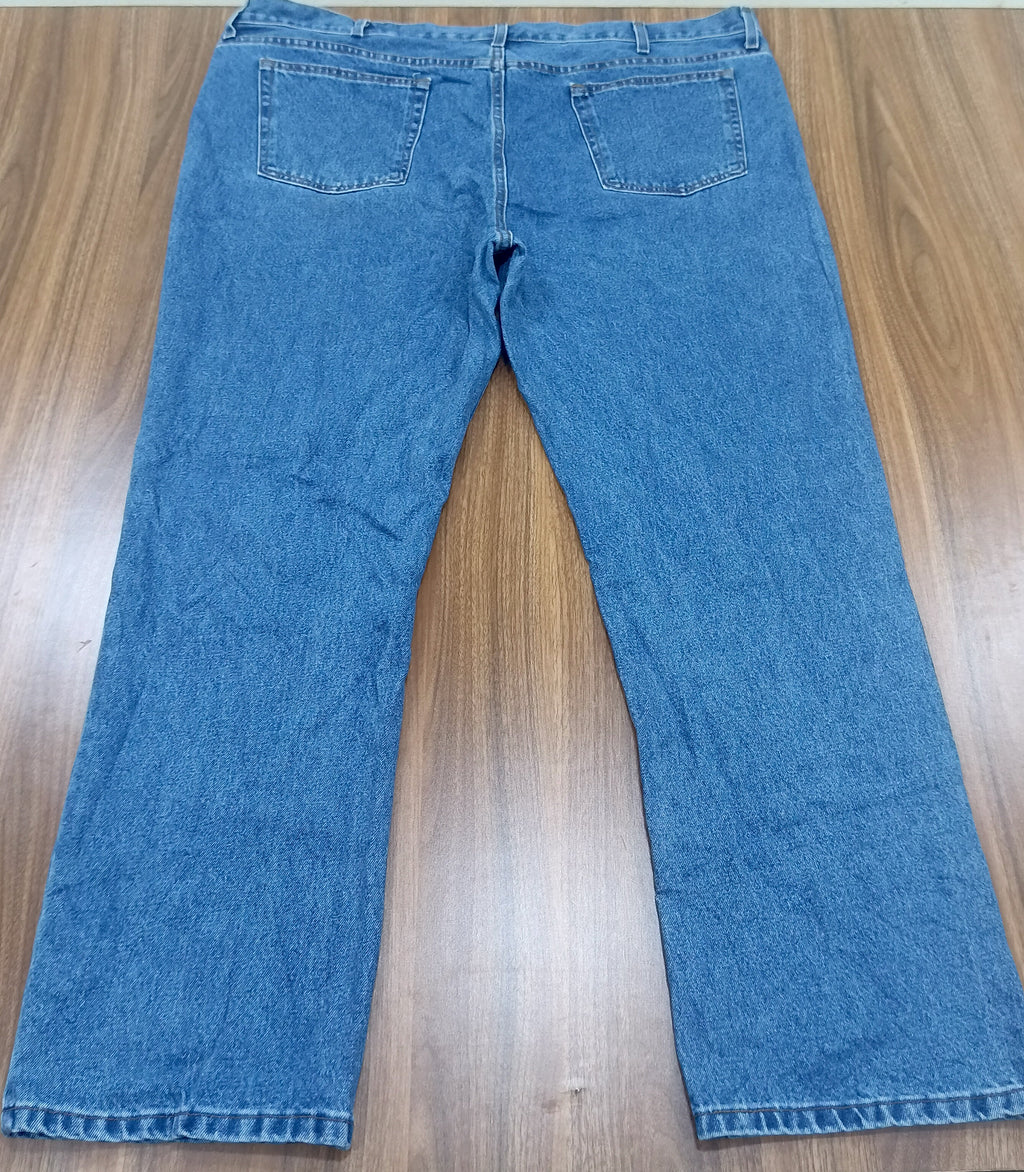 Men's Thrift Straight-Leg Jeans- blue denim