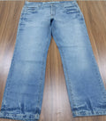 Men's Thrift Straight-Leg Jeans- wash blue denim