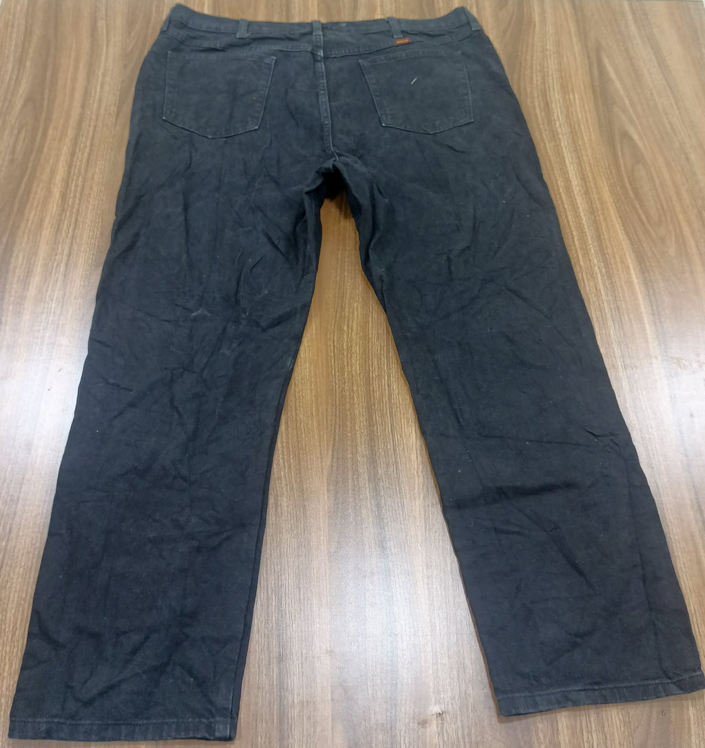 Men's Rustler Thrift Straight-Leg Jeans-  Black