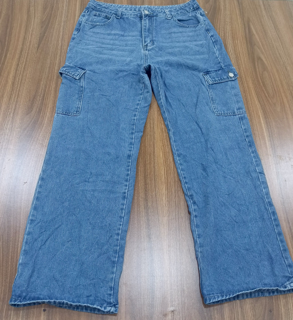 Men's  Baggy Cargo Denim Jeans-  Thrift
