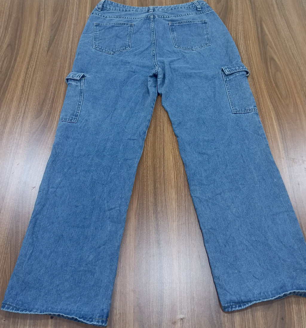 Men's  Baggy Cargo Denim Jeans-  Thrift