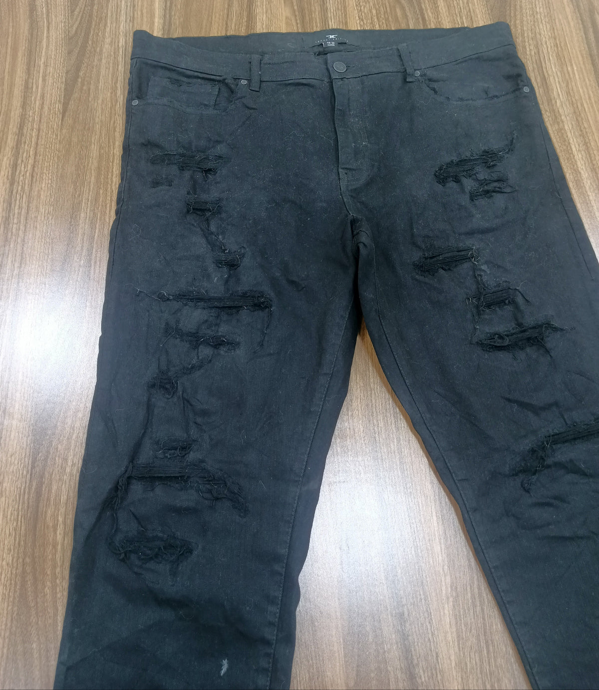 Men's  Thrift Straight-Leg Jeans-  Black