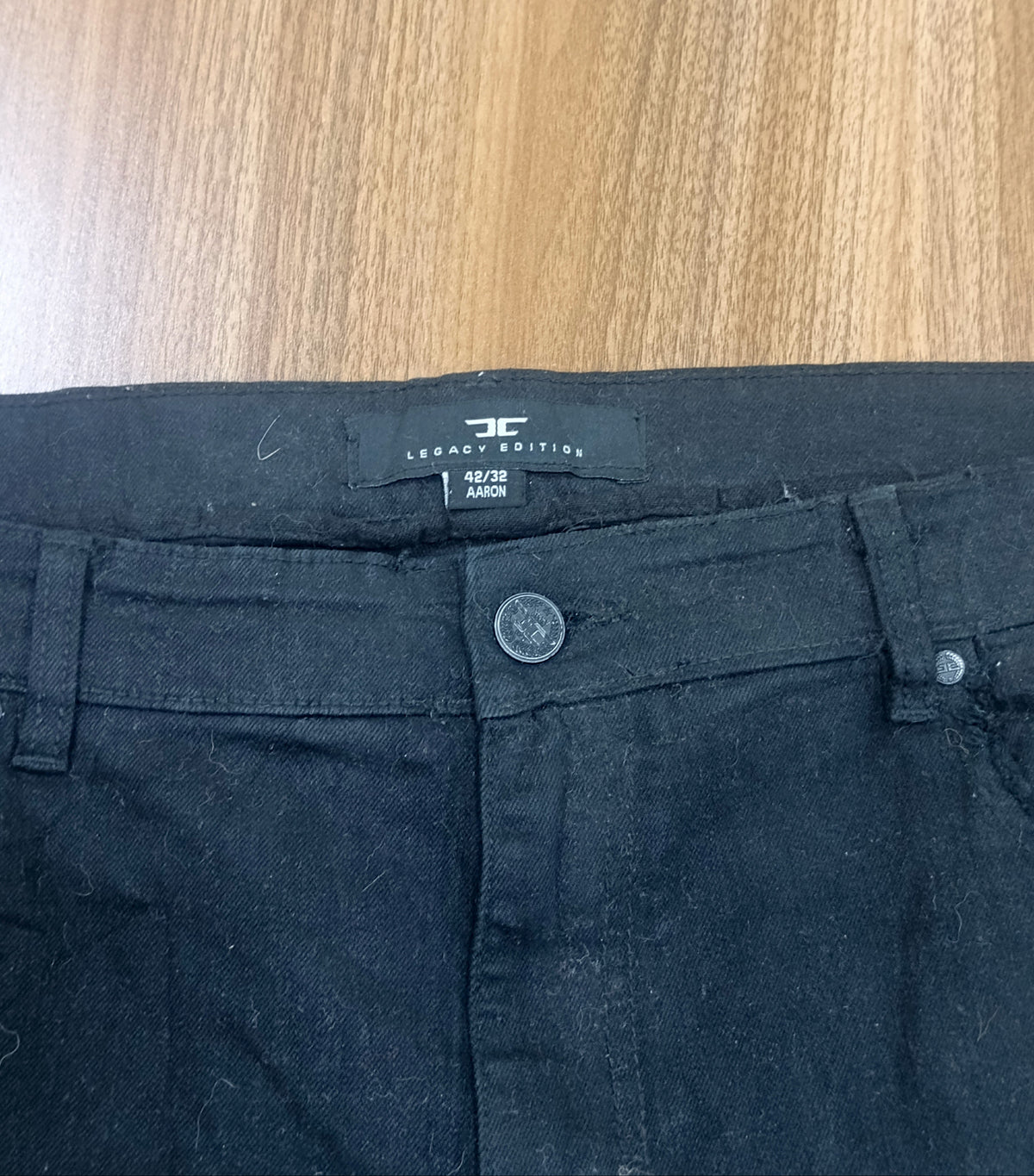 Men's  Thrift Straight-Leg Jeans-  Black