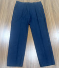 Men's Navy Blue Straight -Leg Pant Trouser-Thrift