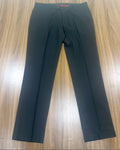 Men's Black Straight -Leg Pant Trouser-Thrift