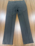 Men's Gray Straight -Leg Pant Trouser-Thrift
