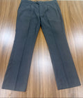 Men's Gray Straight -Leg Pant Trouser-Thrift