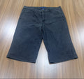Women's Jean Shorts-Gray-Highwaist- Thrift
