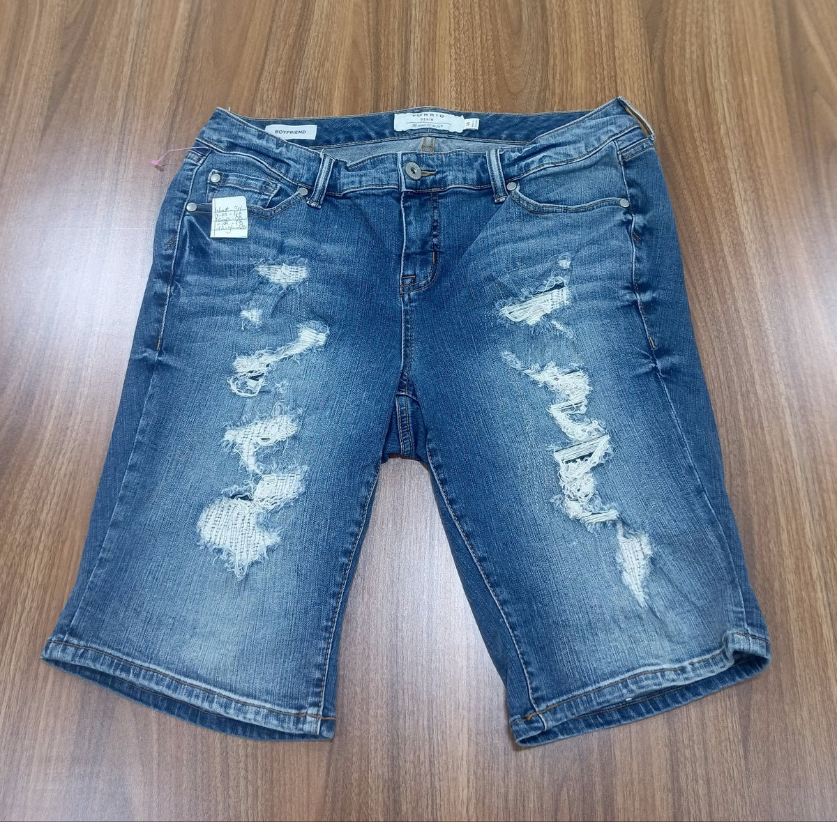men's Jean Shorts-Denim- Thrift
