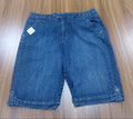 Women's Baggy Jean Shorts-Denim-Highwaist- Thrift