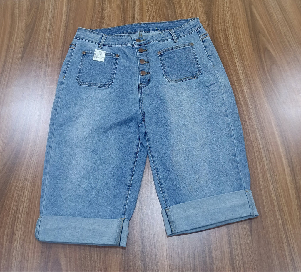 Women's Jean Shorts-Denim-Highwaist- Thrift