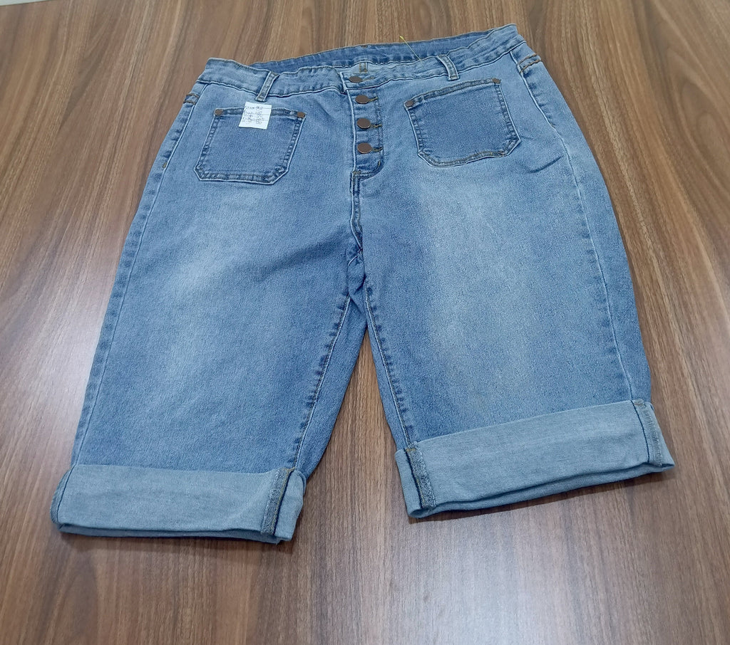 Women's Jean Shorts-Denim-Highwaist- Thrift