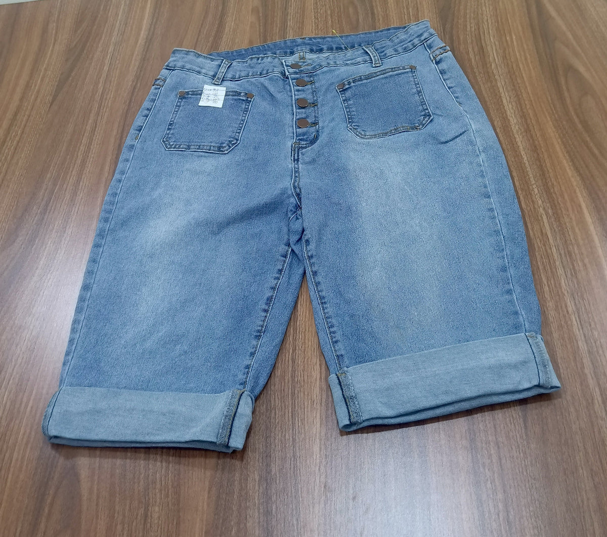 Women's Jean Shorts-Denim-Highwaist- Thrift