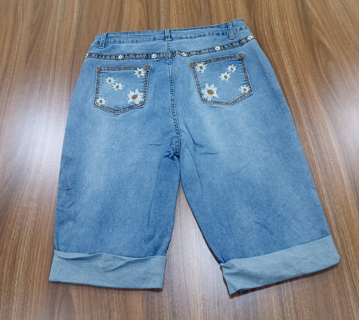 Women's Jean Shorts-Denim-Highwaist- Thrift