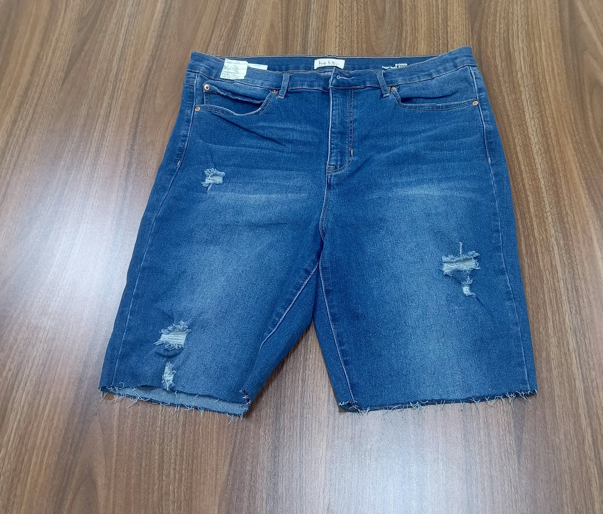 Women's Jean Shorts-Denim-Highwaist- Thrift