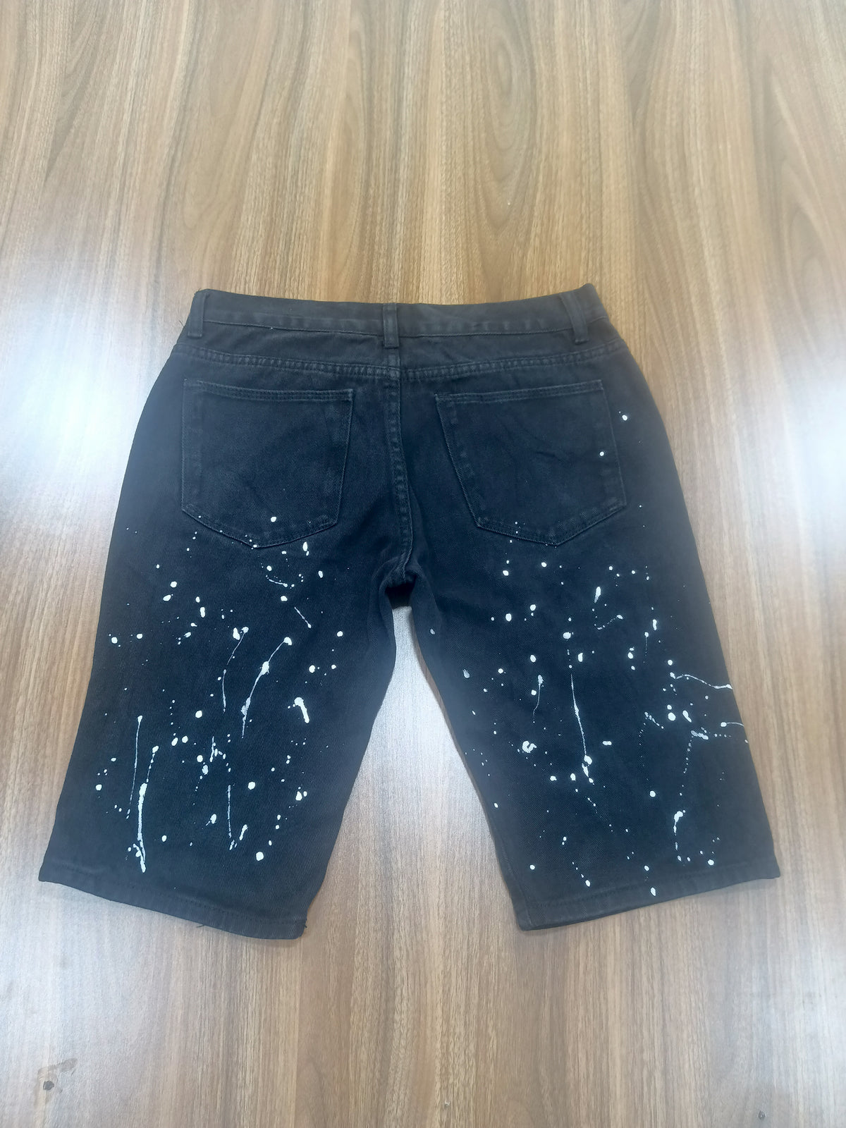 men's  Jean short -Black-Thrift
