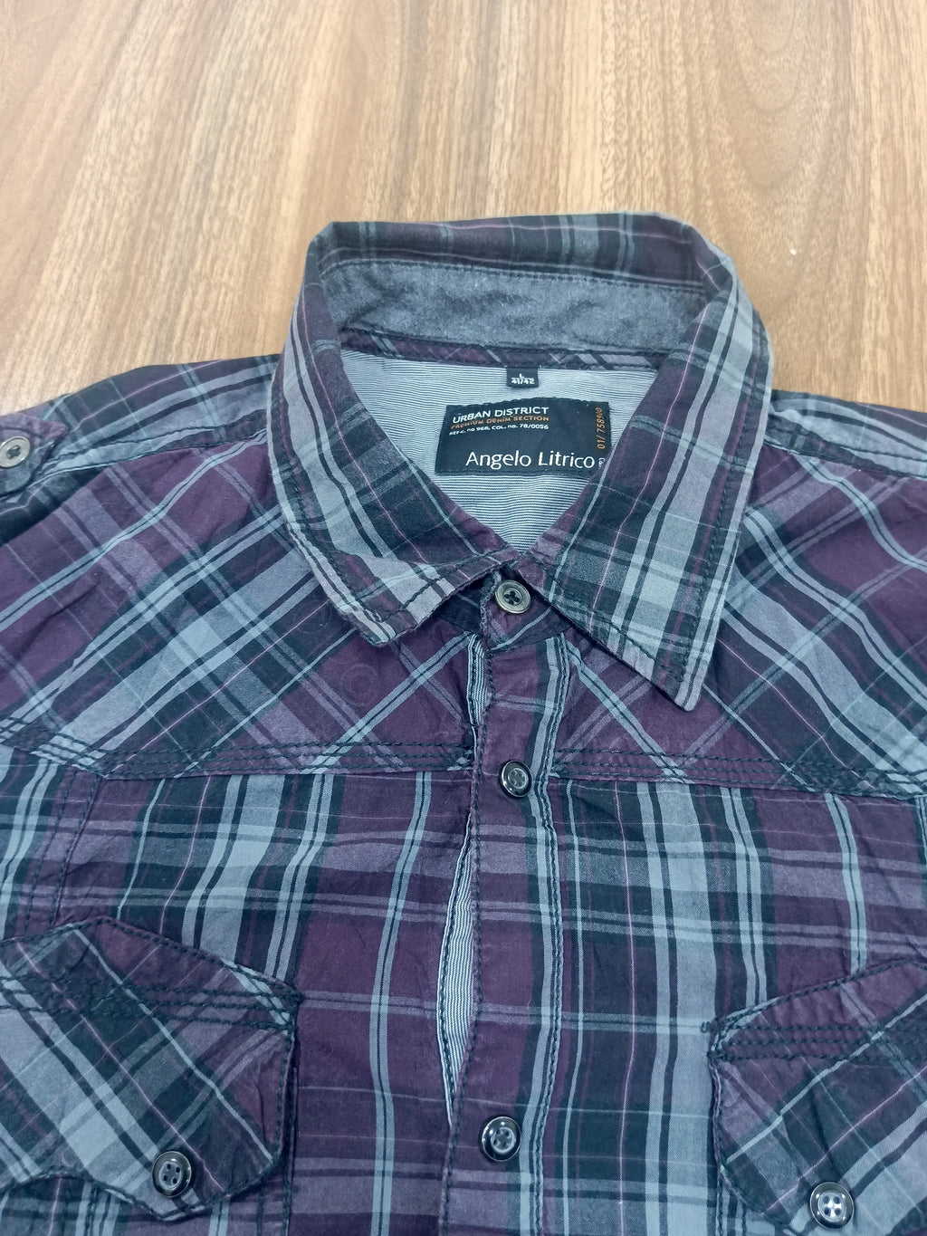 Men's Shirt-Checkred-Thrift