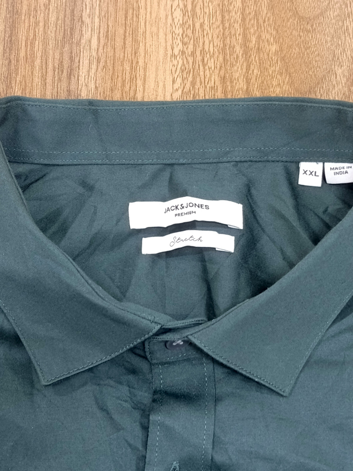 Men's Shirt-Olive Green-Thrift