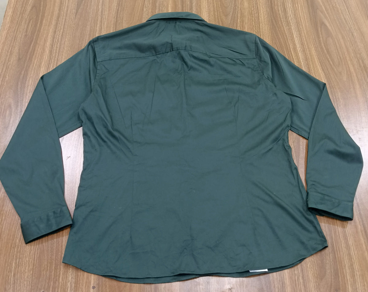 Men's Shirt-Olive Green-Thrift