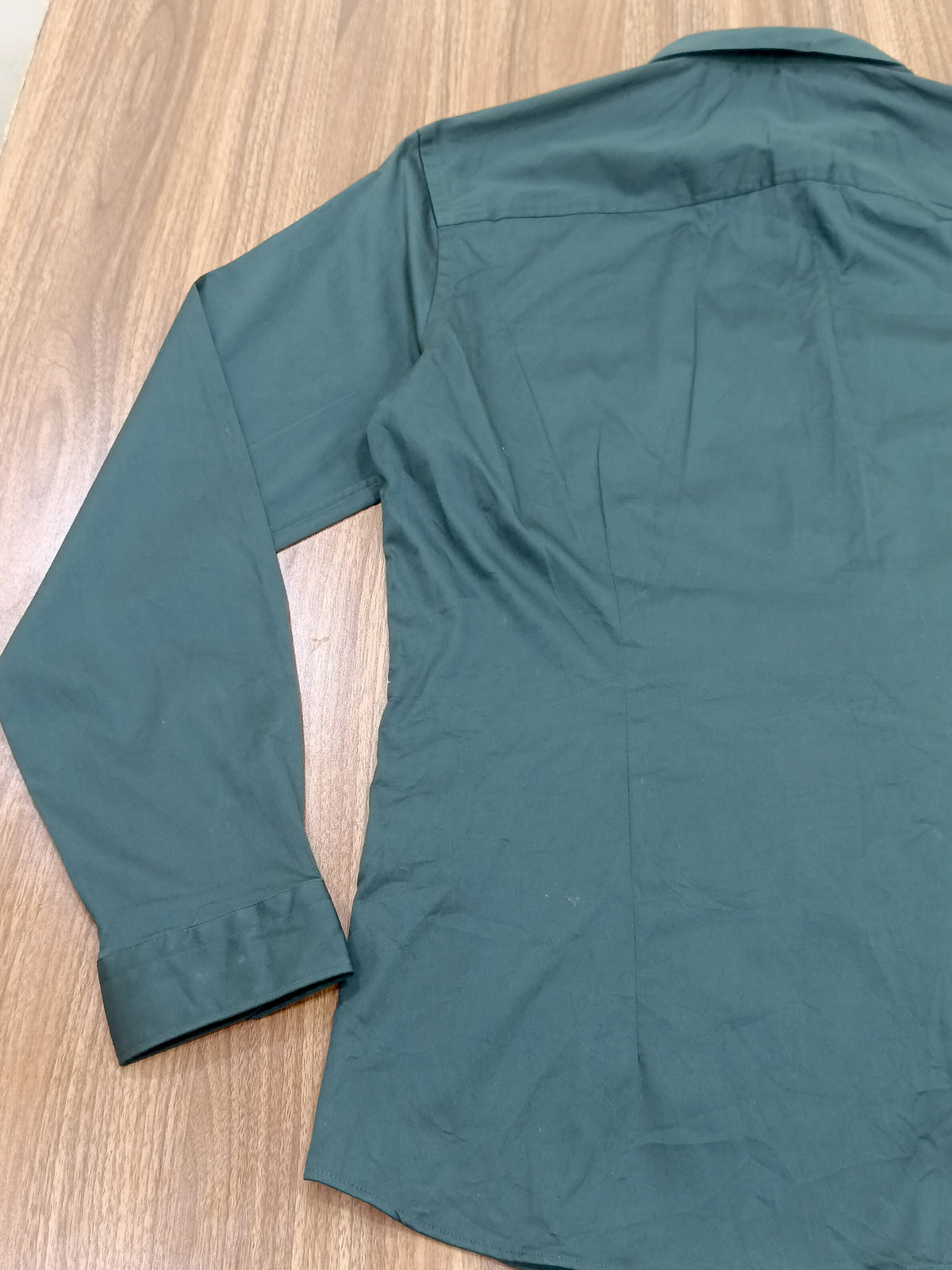Men's Shirt-Olive Green-Thrift
