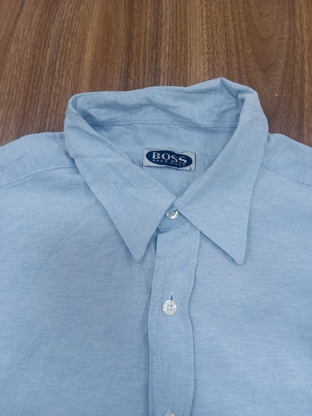 Men's Shirt-Sky Blue-Thrift