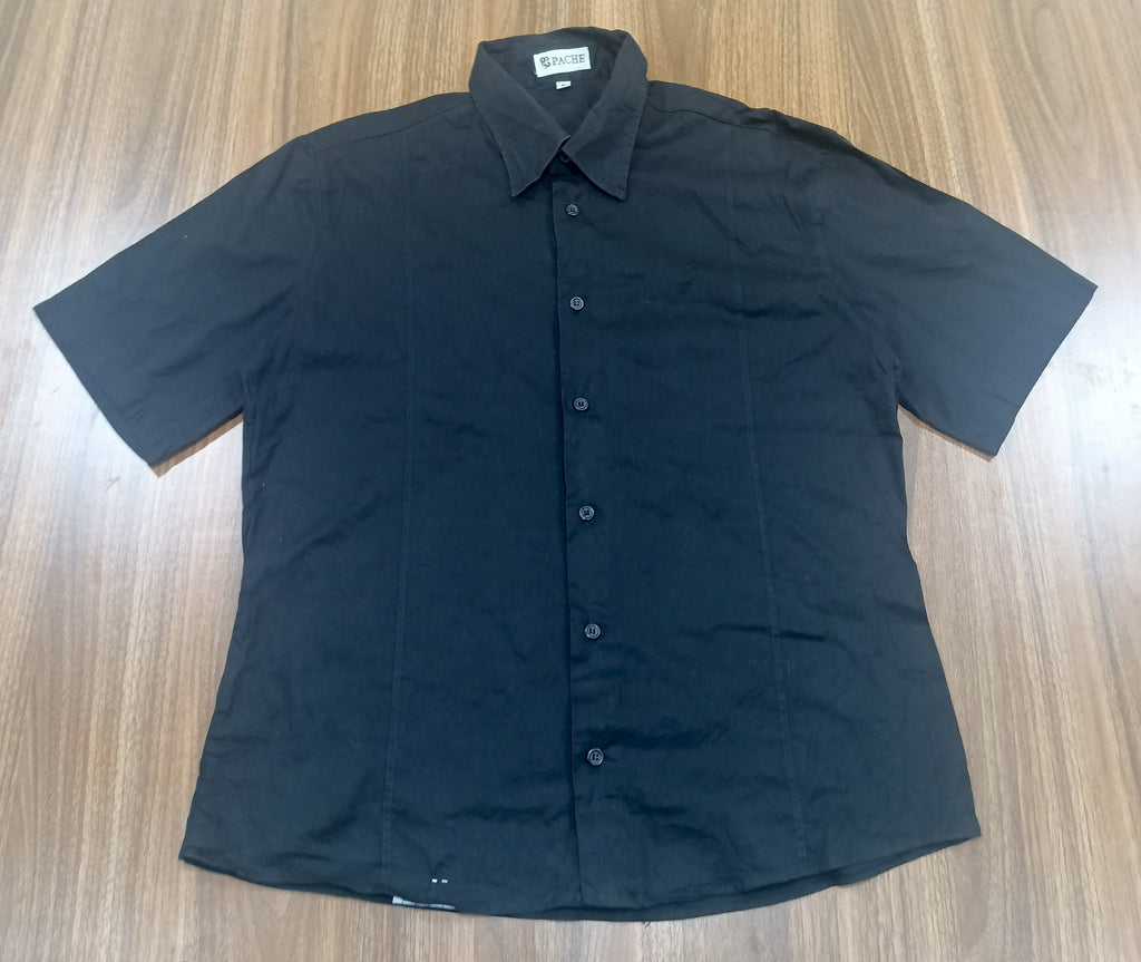 Men's Shirt-Black-Thrift