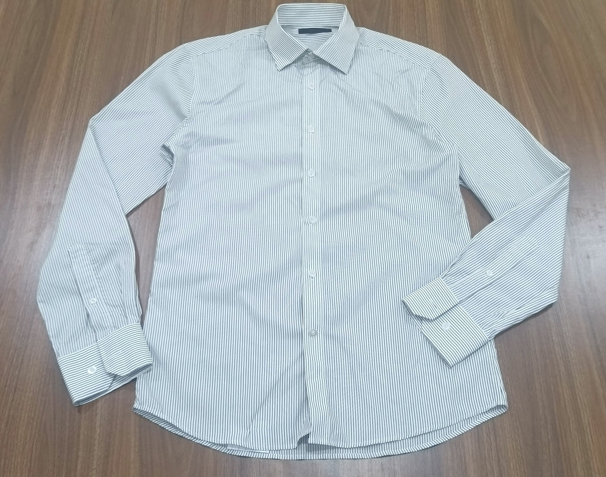 Men's Shirt-Blue Striped-Thrift