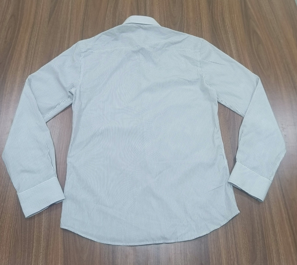 Men's Shirt-Blue Striped-Thrift