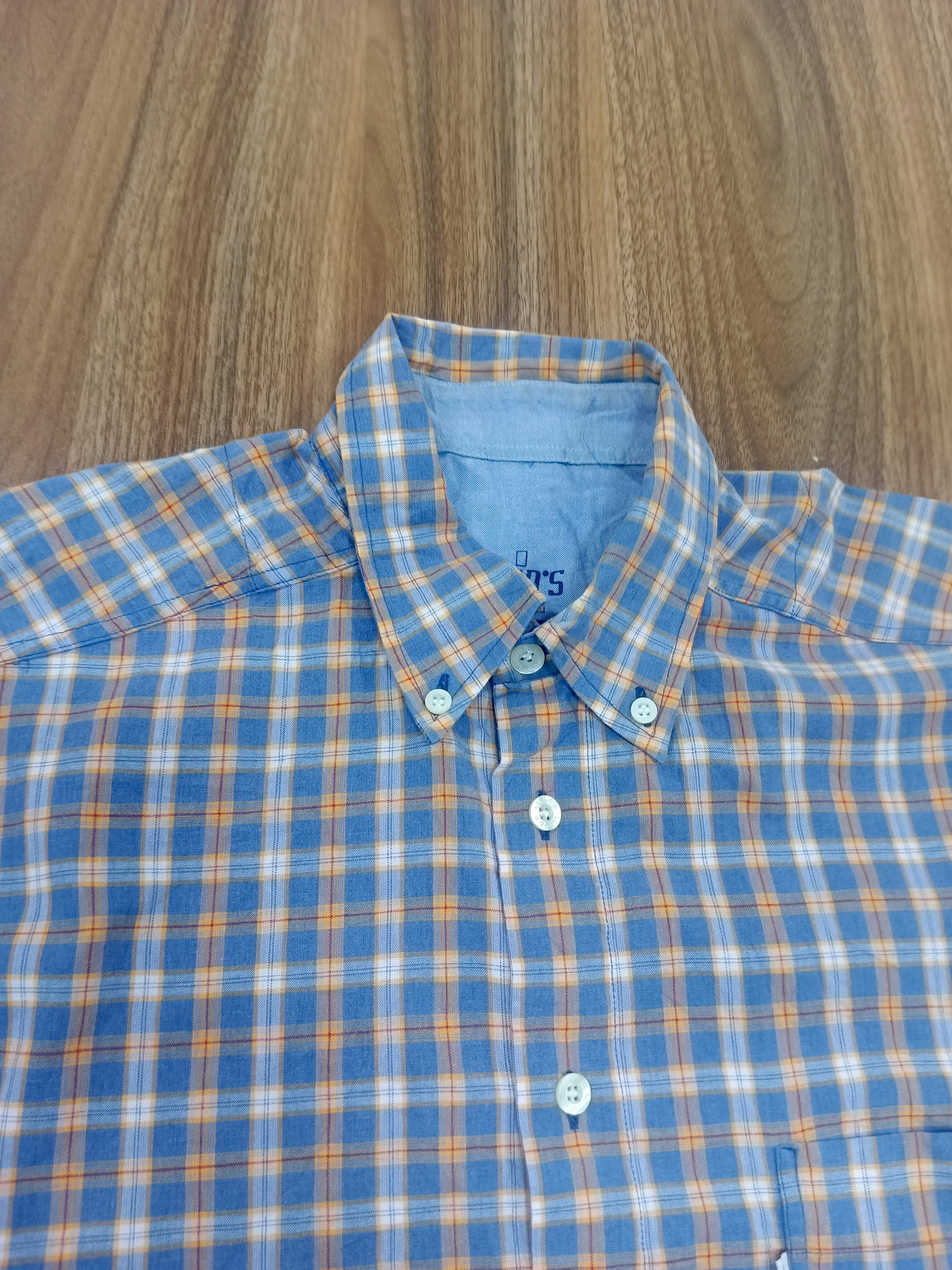 Men's Shirt- Checkered-Thrift