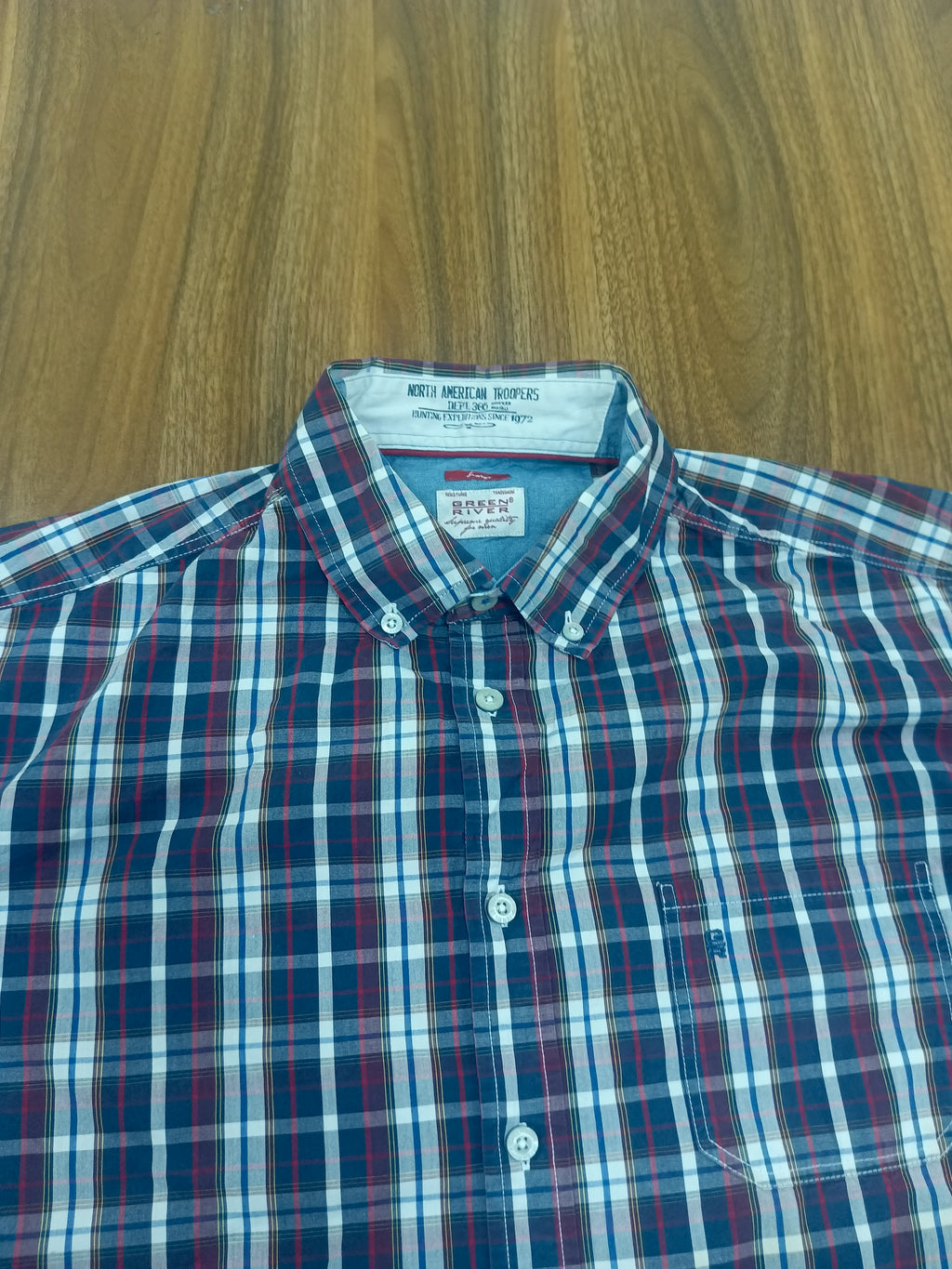 Men's Shirt-checkered-Thrift