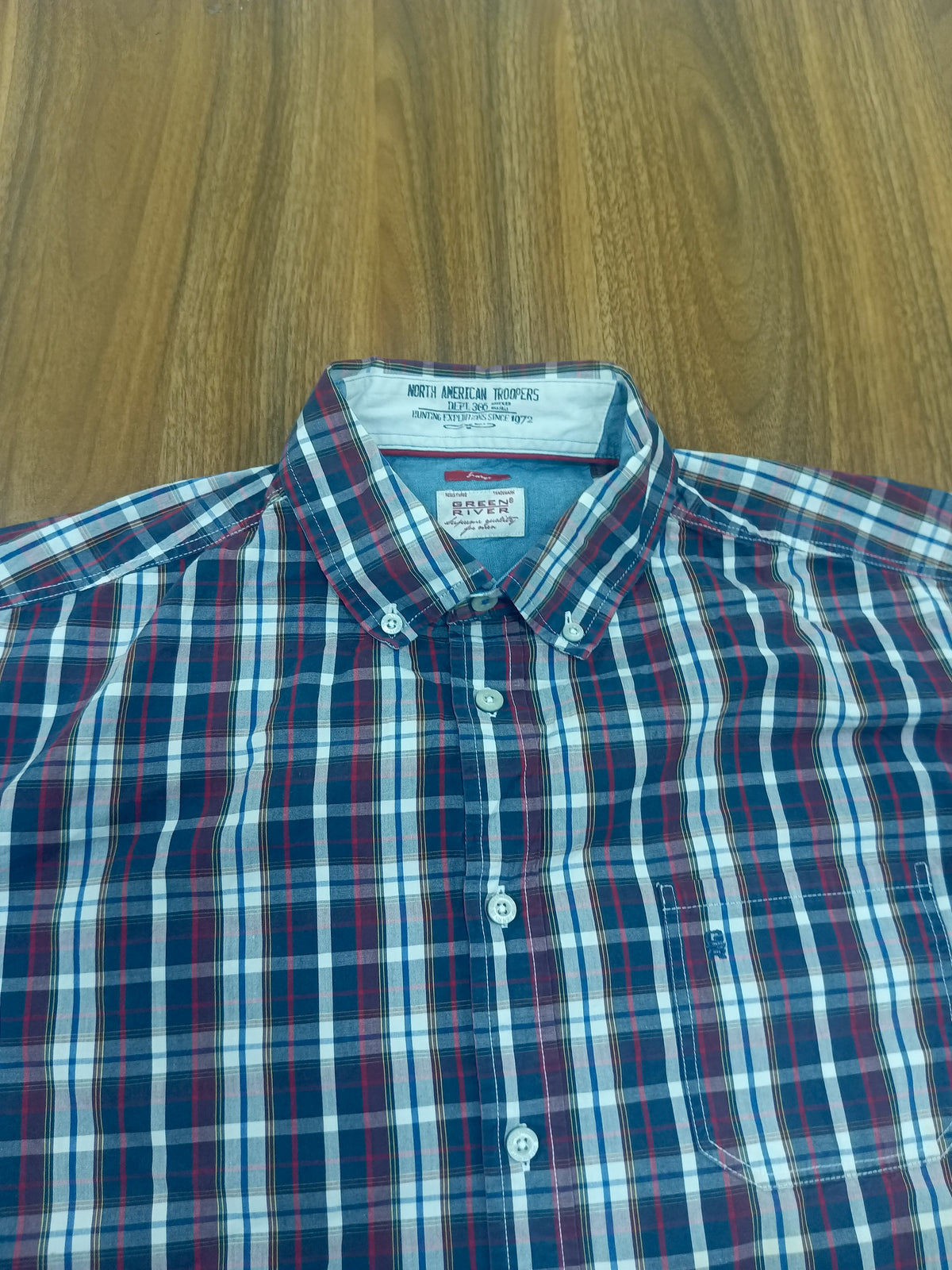 Men's Shirt-checkered-Thrift