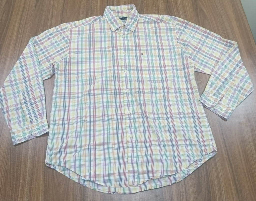 Men's Shirt-check pattern-Thrift