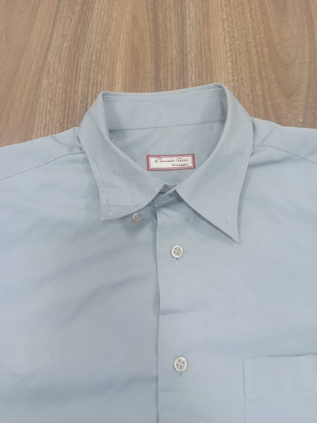 Men's Shirt-Light Gray-Thrift