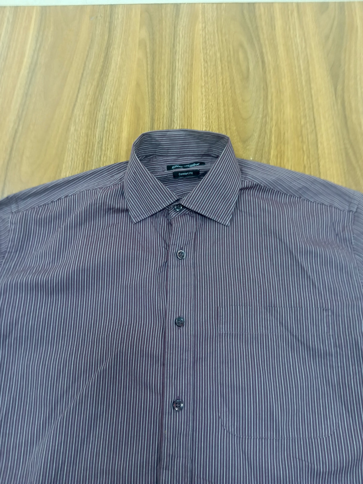 Men's Shirt-Whine-Striped-Thrift